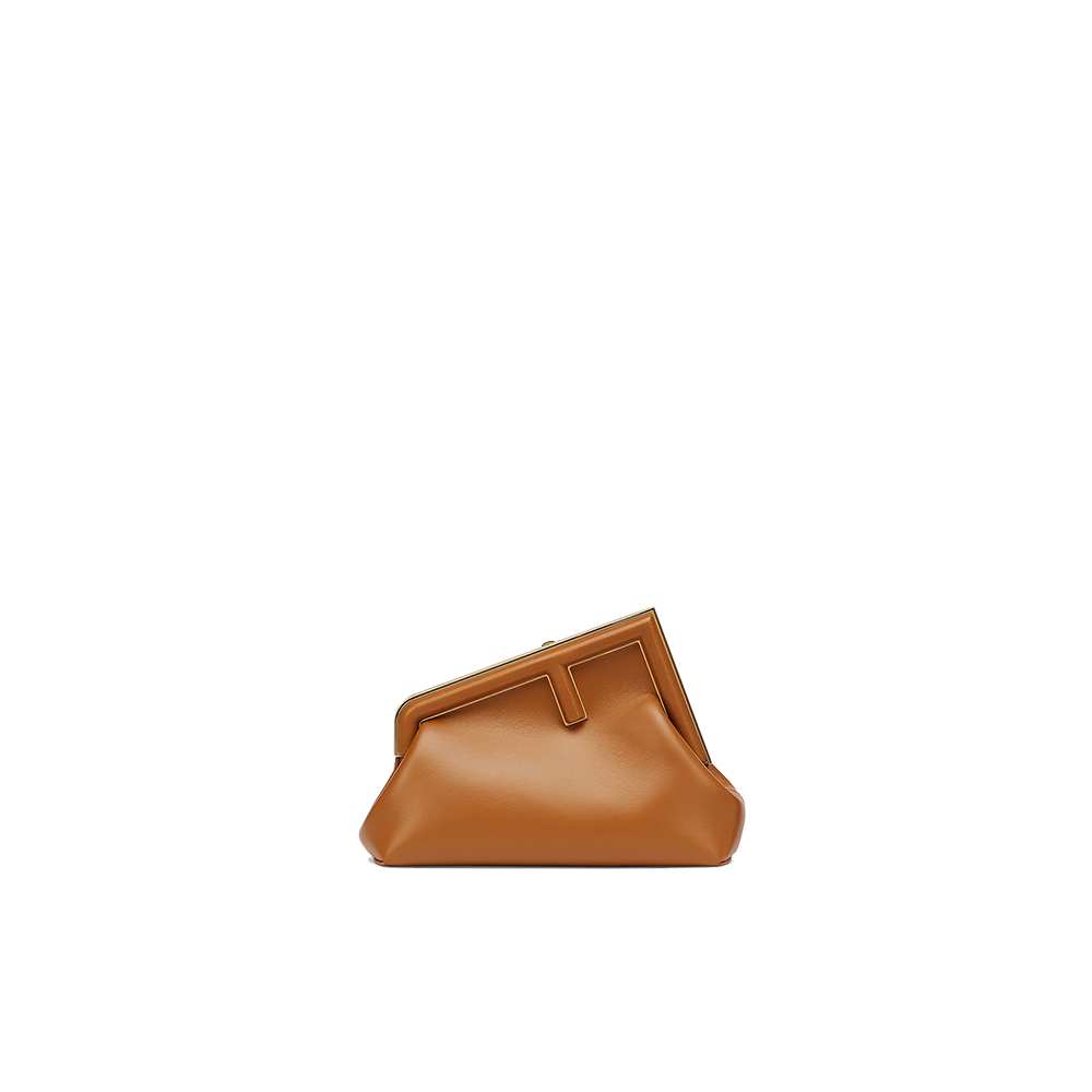 Fendi First Small Brown leather bag