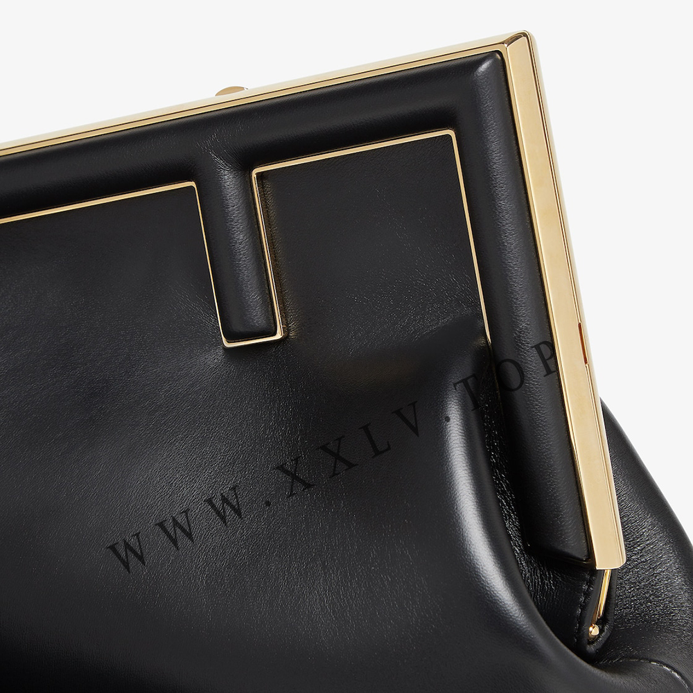 Fendi First Midi Black leather bag - Image 2