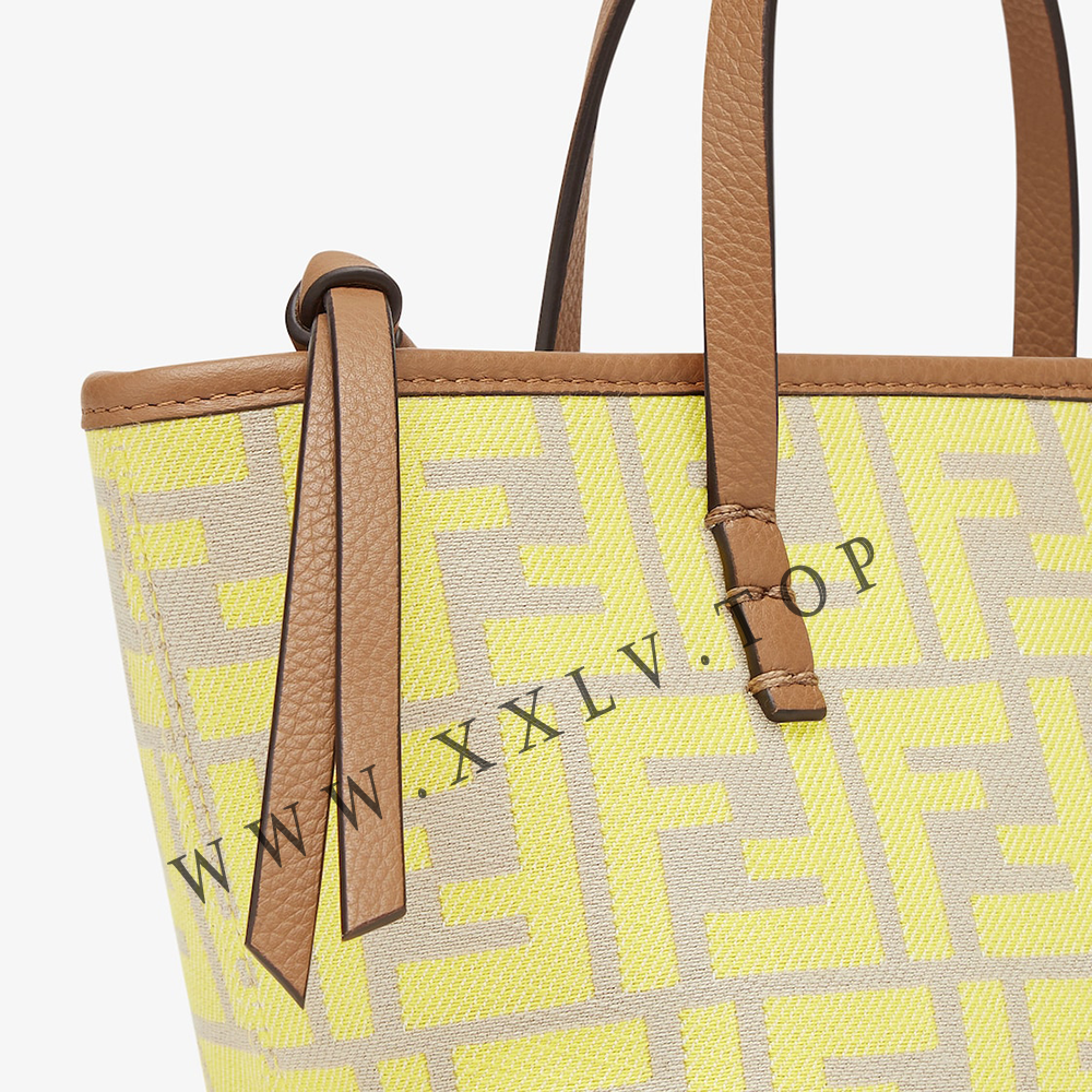 Roll Mini Brown FF jacquard mini bag - Image 2