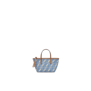 Roll Mini  Brown FF jacquard mini bag