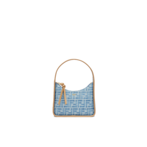Mini Fendessence Brown FF fabric mini-bag