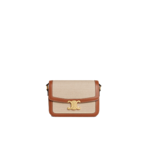 Classique Triomphe Bag in TEXTILE AND CALFSKIN