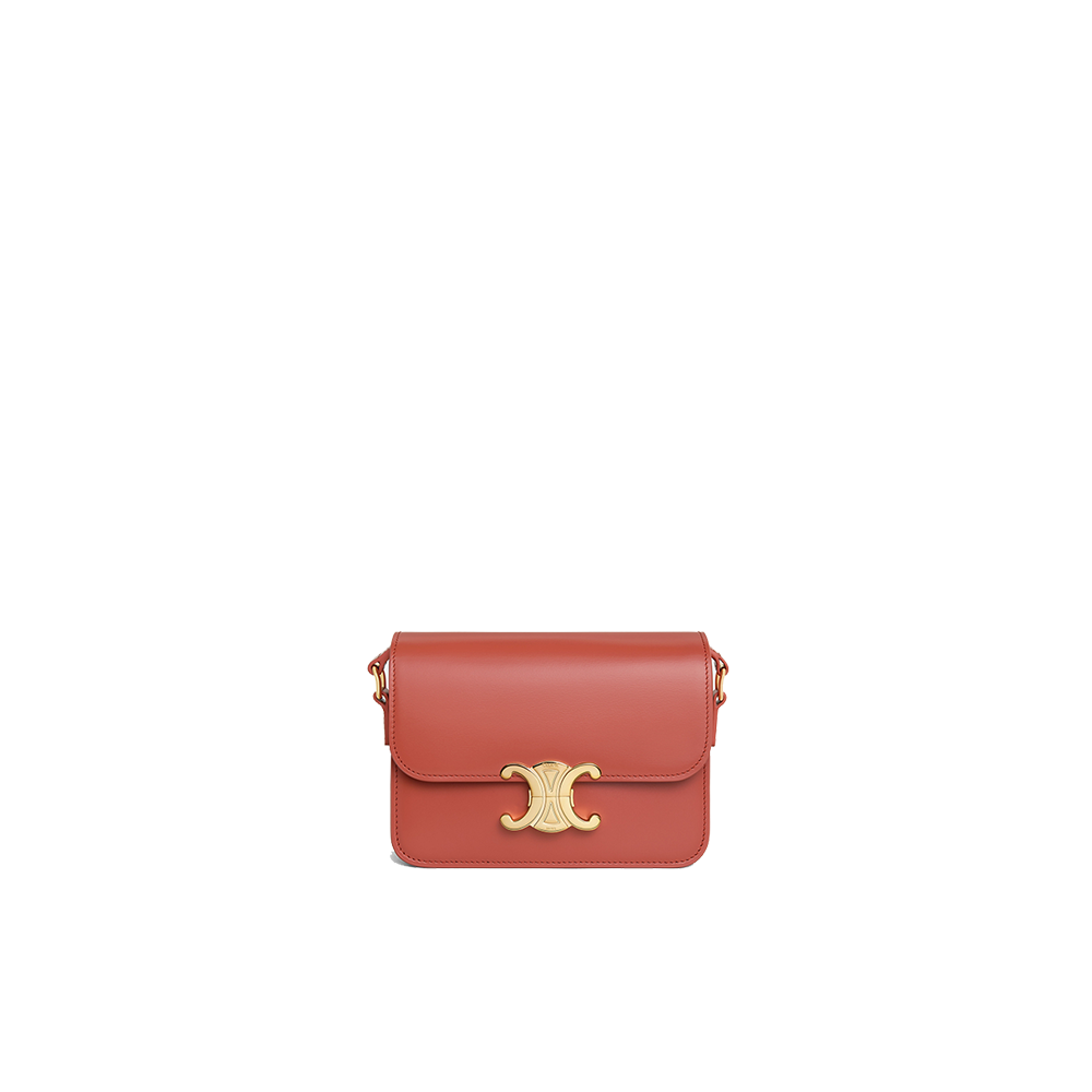 Teen Triomphe Bag in shiny calfskin
