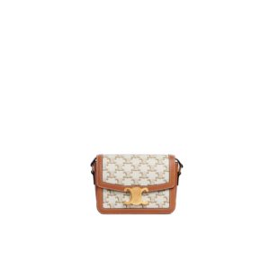 TEEN TRIOMPHE BAG in Triomphe Canvas and Calfskin