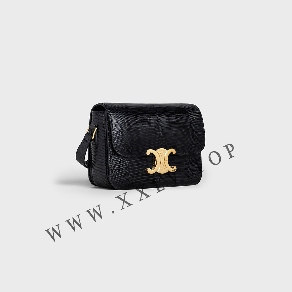 Teen Triomphe Bag in Lizard - Image 5