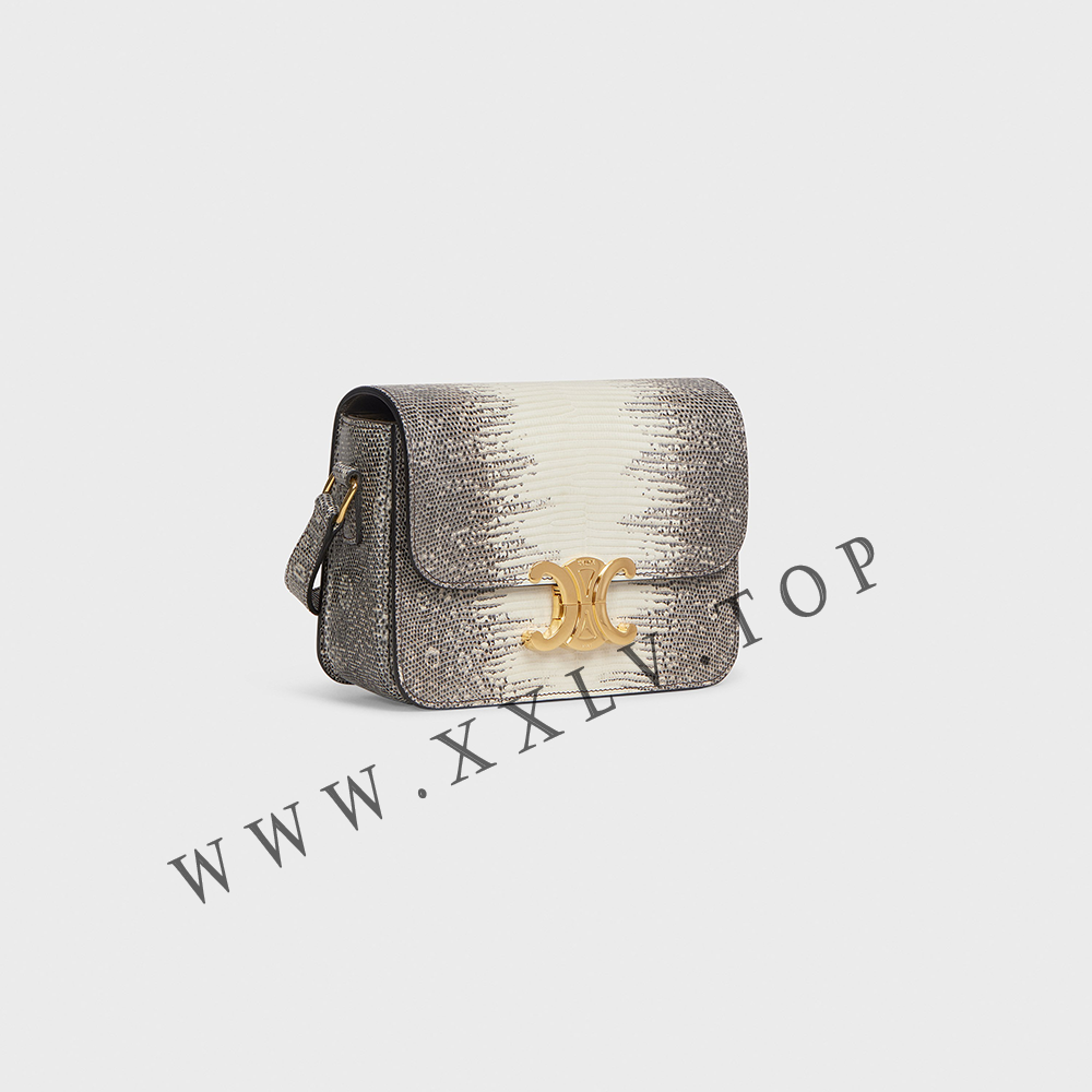 Teen Triomphe Bag in Lizard - Image 3