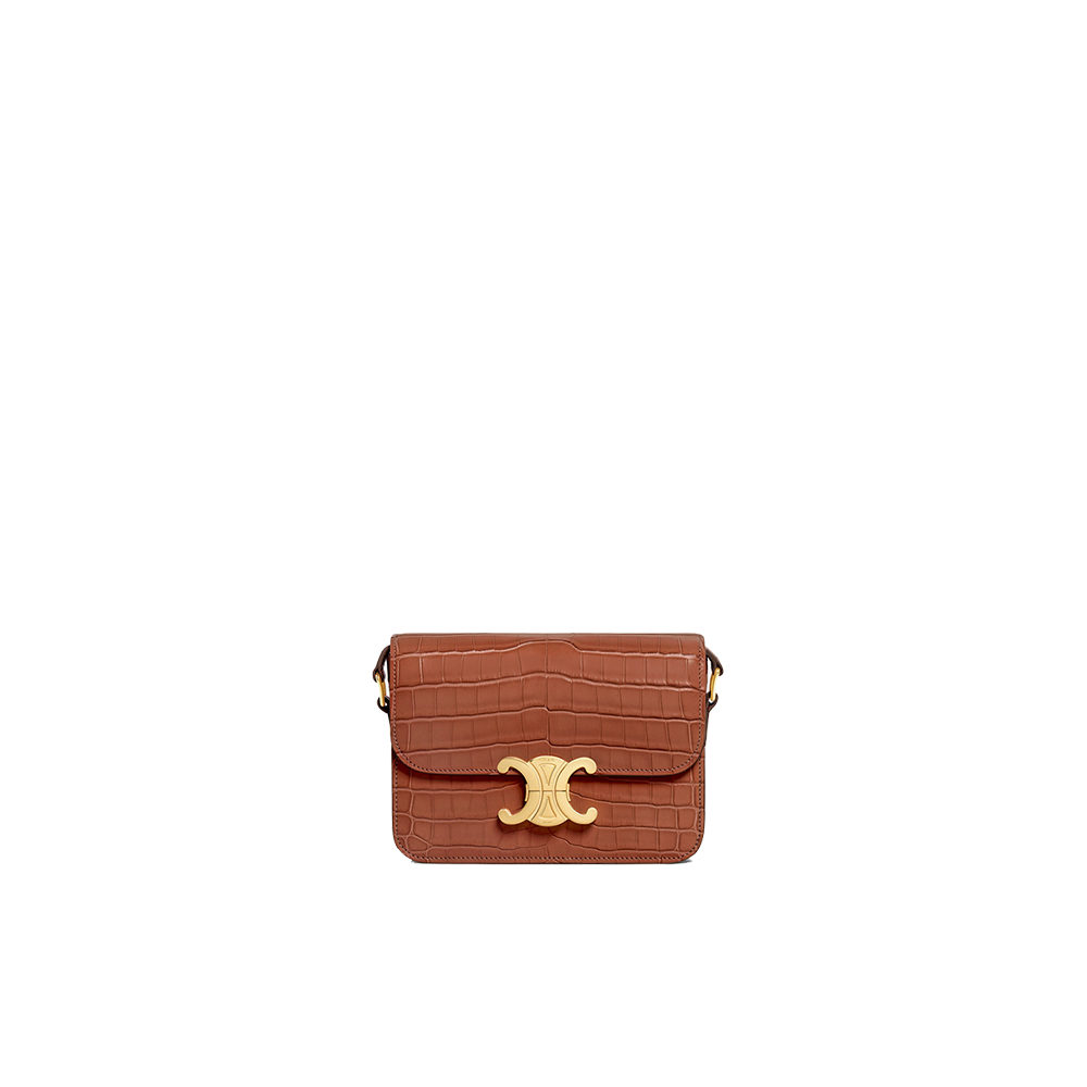 Teen Triomphe Bag in Crocodile
