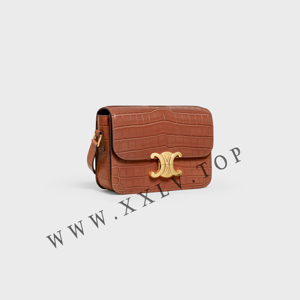 Teen Triomphe Bag in Crocodile - Image 5