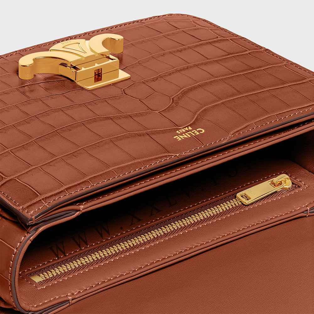 Teen Triomphe Bag in Crocodile - Image 3