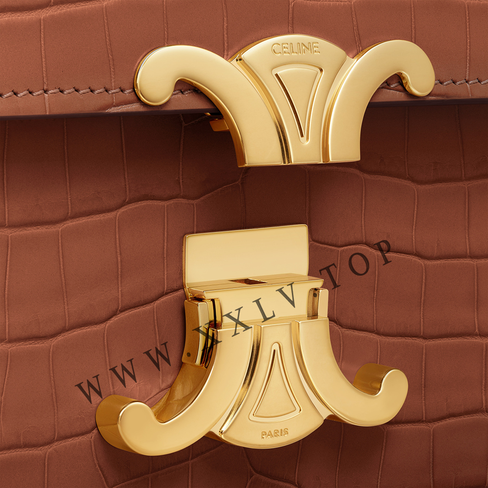 Teen Triomphe Bag in Crocodile - Image 4