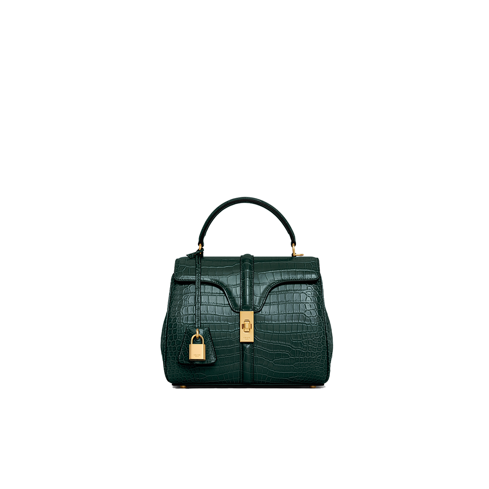 Small 16 Bag in porosus crocodile