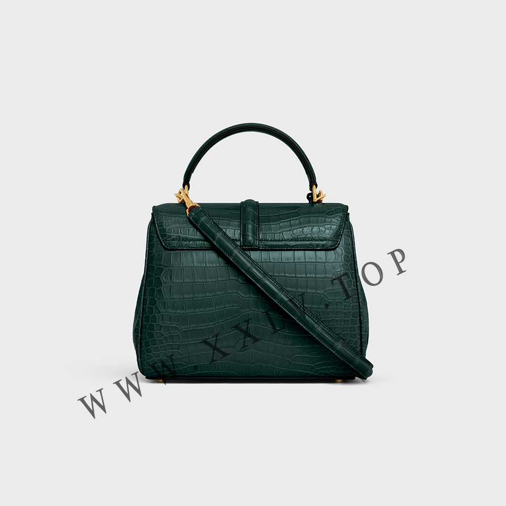 Small 16 Bag in porosus crocodile - Image 4