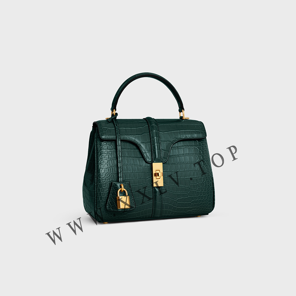 Small 16 Bag in porosus crocodile - Image 5