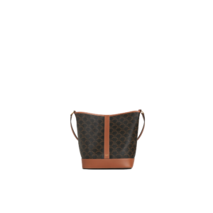 Medium Bucket in Triomphe Canvas and calfskin