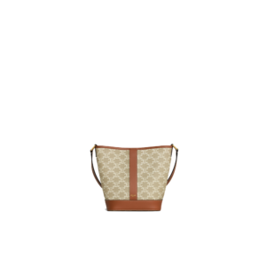 Small Bucket in Triomphe Canvas and calfskin