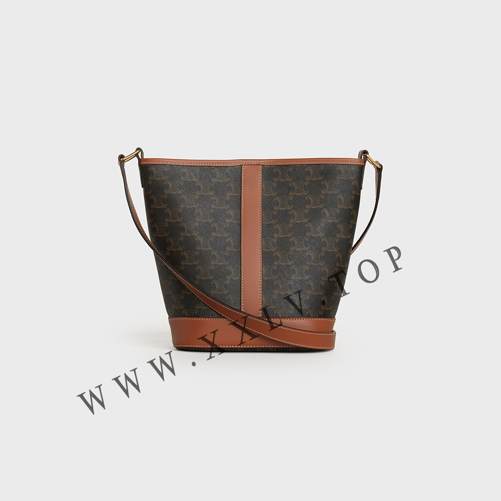 Small Bucket in Triomphe Canvas and calfskin - Image 3