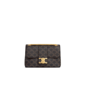 Medium Celine Victoire Bag in Triomphe Canvas