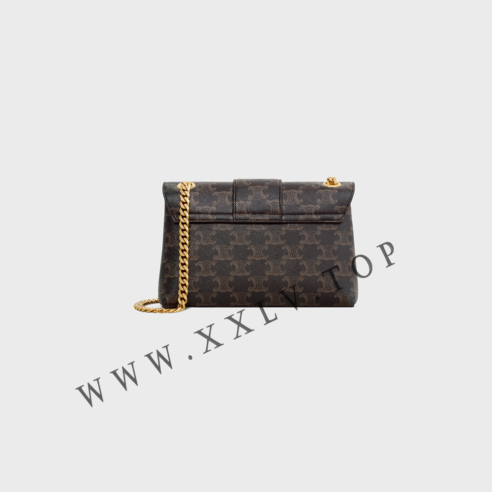 TEEN CELINE VICTOIRE BAG in Triomphe Canvas - Image 4