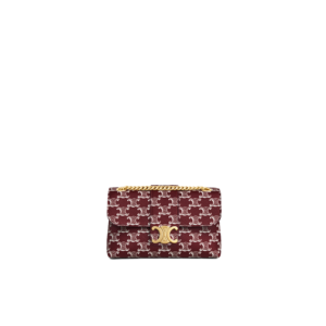 TEEN CELINE VICTOIRE BAG in TRIOMPHE CANVAS TWO-TONE