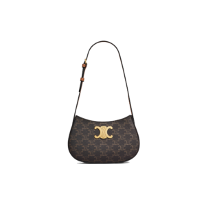 MEDIUM TILLY BAG in Triomphe canvas and calfskin