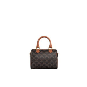 SMALL BOSTON in Triomphe Canvas and calfskin