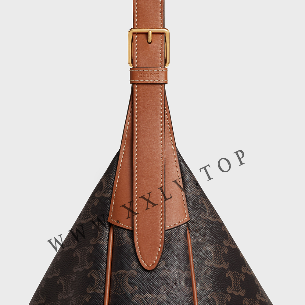 MEDIUM HELOÏSE BAG CUIR TRIOMPHE in TRIOMPHE CANVAS & CALFSKIN - Image 4