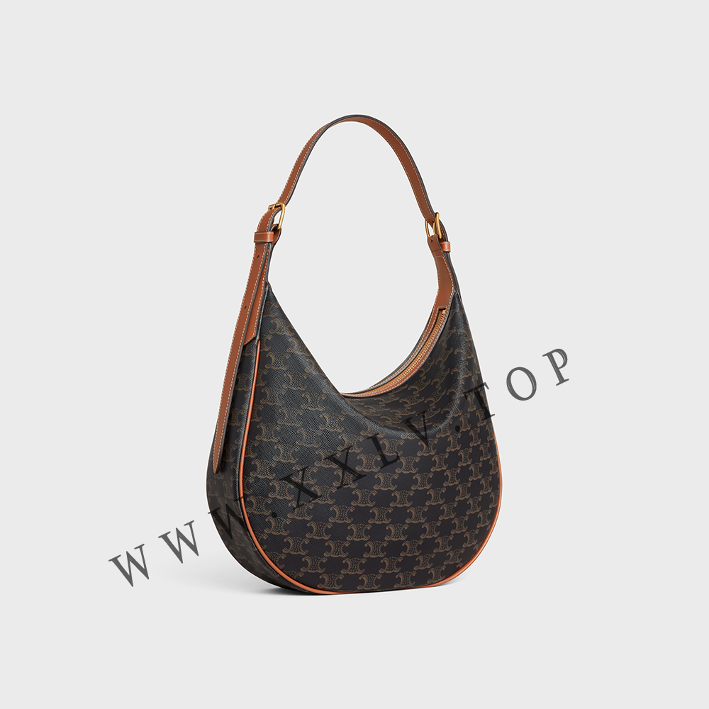 MEDIUM HELOÏSE BAG CUIR TRIOMPHE in TRIOMPHE CANVAS & CALFSKIN - Image 2