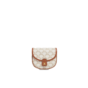 Mini Besace in Triomphe Canvas and calfskin