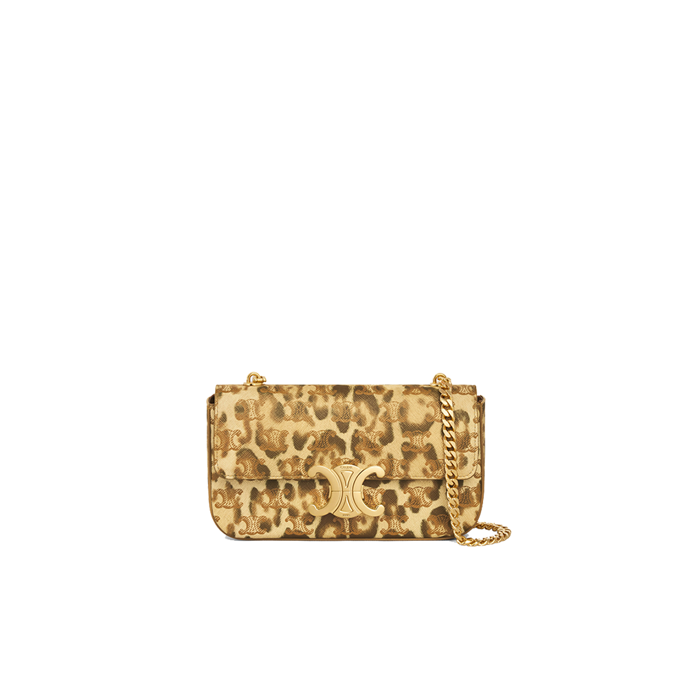CHAIN SHOULDER BAG CLAUDE in Triomphe canvas