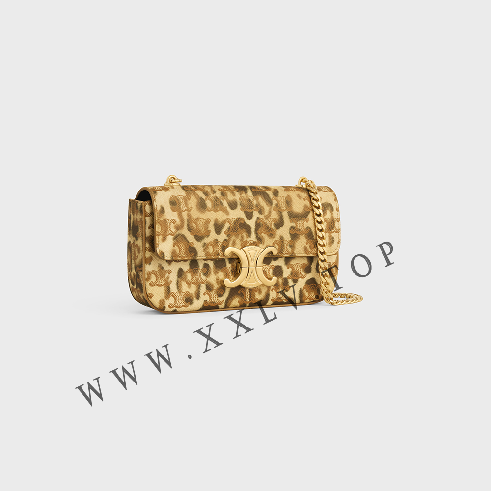 CHAIN SHOULDER BAG CLAUDE in Triomphe canvas - Image 3