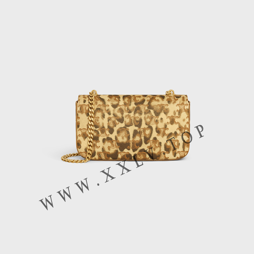 CHAIN SHOULDER BAG CLAUDE in Triomphe canvas - Image 2