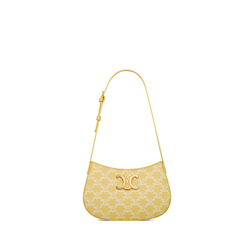 MEDIUM TILLY BAG in Triomphe canvas and calfskin