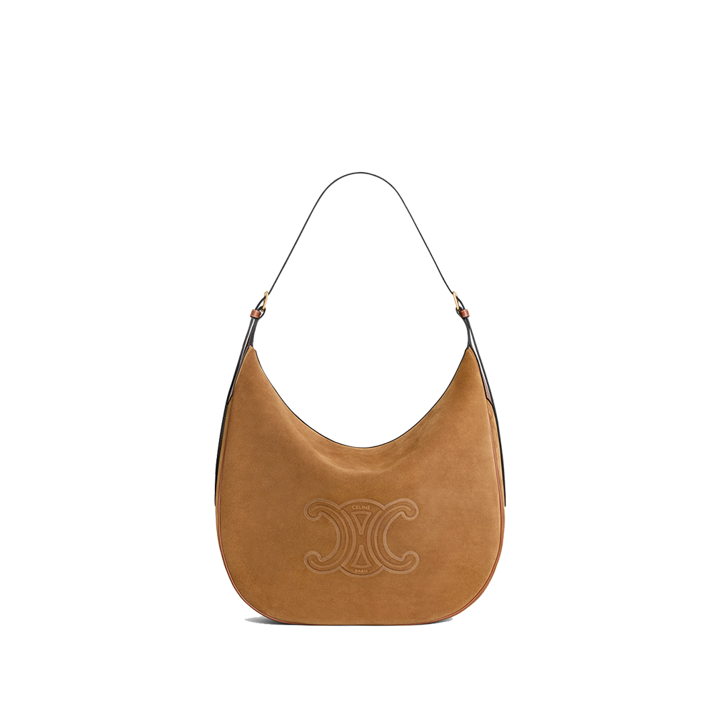 LARGE HELOÏSE CUIR TRIOMPHE BAG in SUEDE CALFSKIN