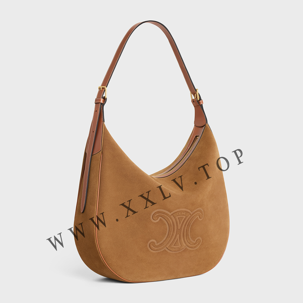 LARGE HELOÏSE CUIR TRIOMPHE BAG in SUEDE CALFSKIN - Image 3
