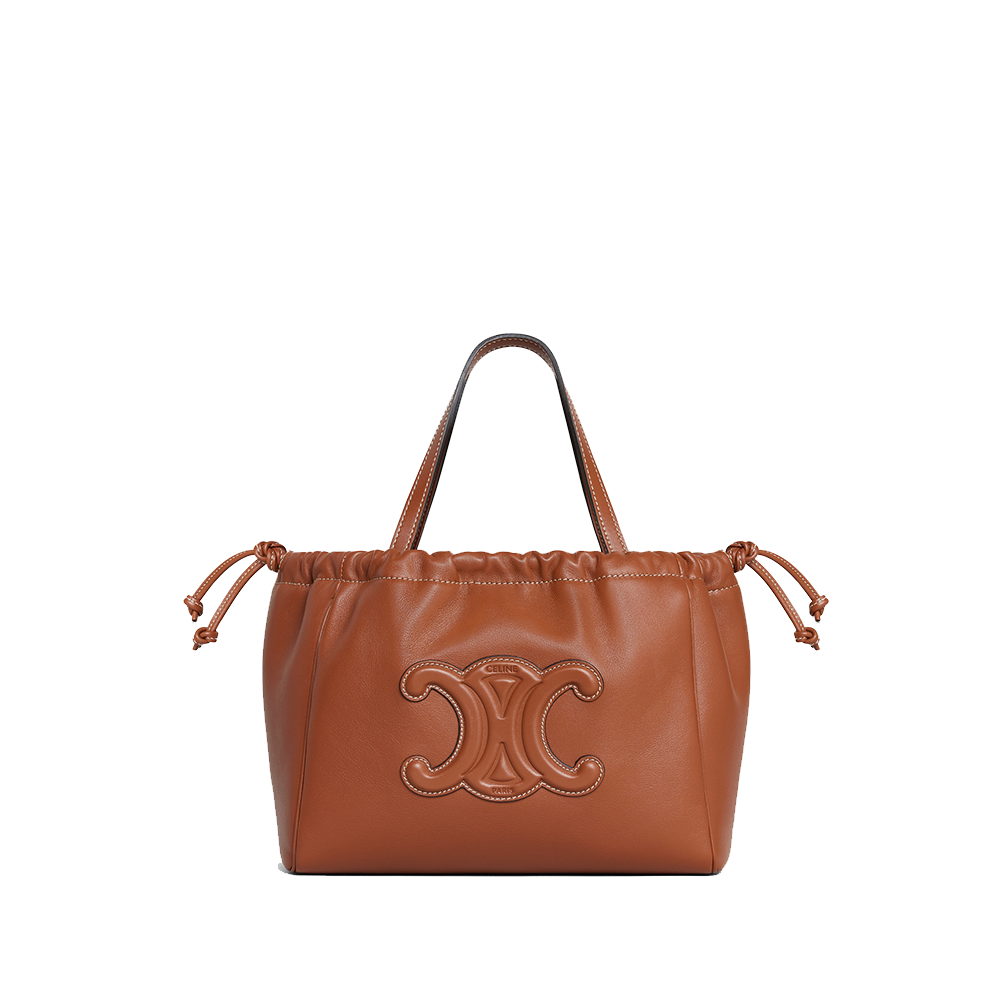 SMALL CABAS DRAWSTRING CUIR TRIOMPHE in Smooth Calfskin