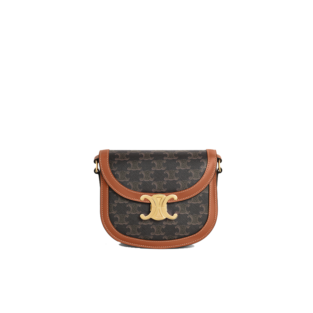 BESACE CLEA in Triomphe Canvas and Calfskin