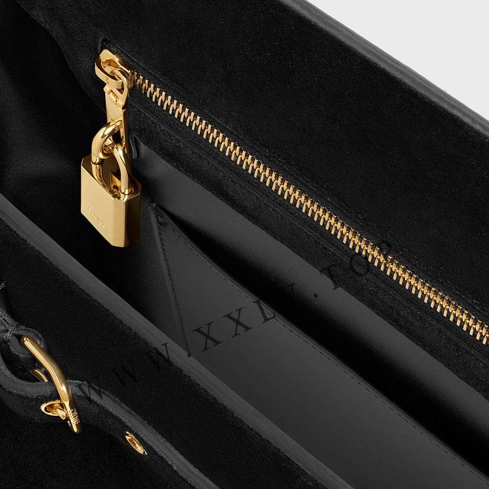 CELINE CONTI BAG in SUEDE CALFSKIN - Image 2