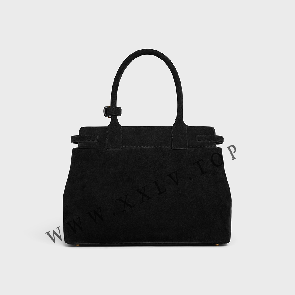 CELINE CONTI BAG in SUEDE CALFSKIN - Image 4