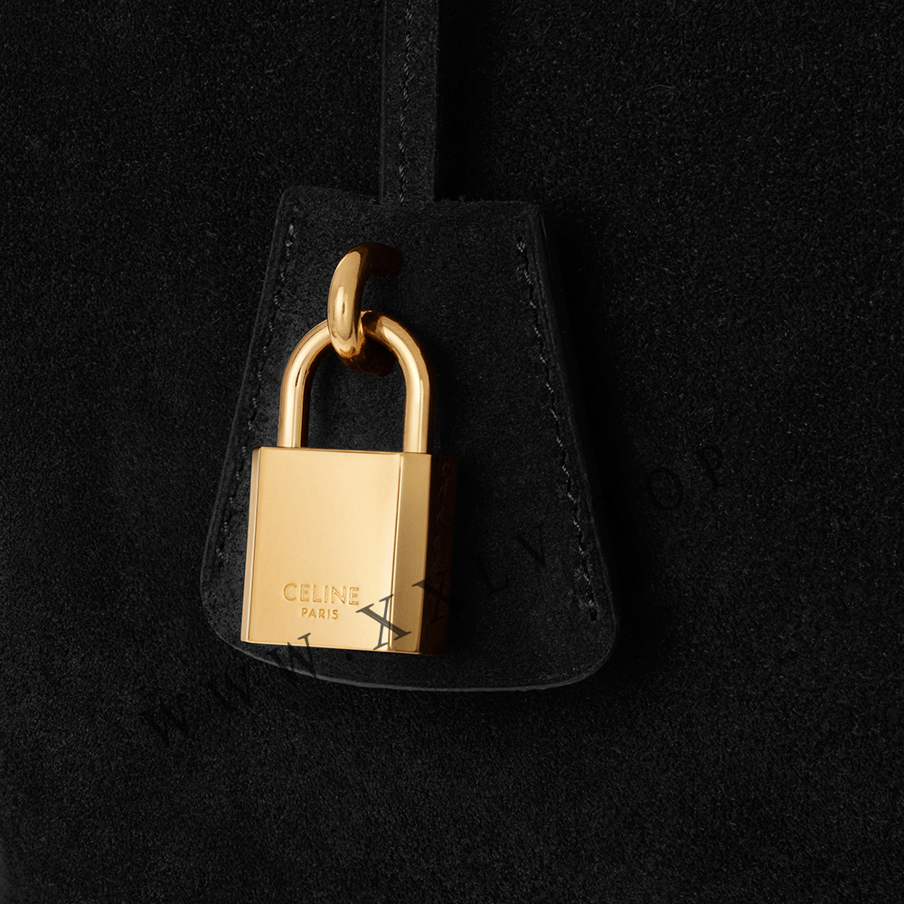 CELINE CONTI BAG in SUEDE CALFSKIN - Image 3
