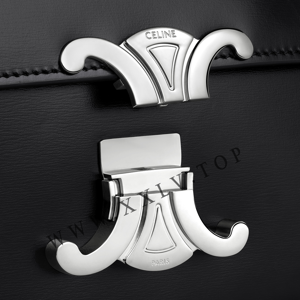 CHAIN SHOULDER BAG CLAUDE in shiny calfskin - Image 2