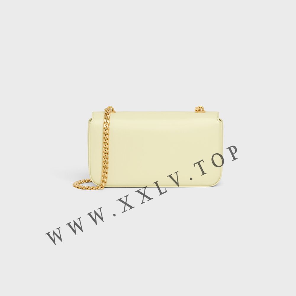 CHAIN SHOULDER BAG CLAUDE in shiny calfskin - Image 5