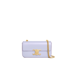 CHAIN SHOULDER BAG CLAUDE in shiny calfskin