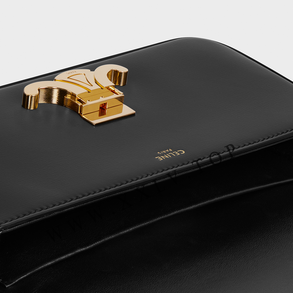 SHOULDER BAG CLAUDE in shiny calfskin - Image 3