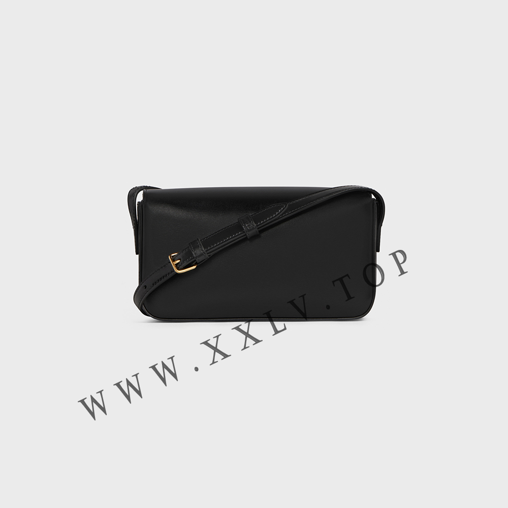 SHOULDER BAG CLAUDE in shiny calfskin - Image 4