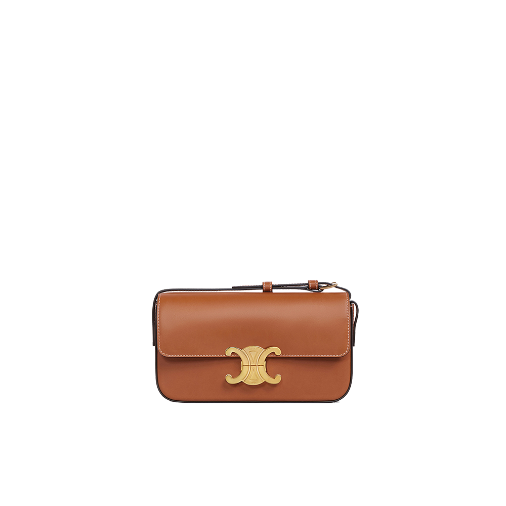 SHOULDER BAG CLAUDE in Natural Calfskin