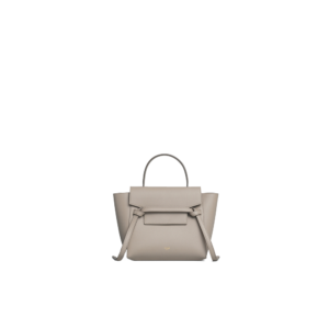 Nano Belt bag in grained calfskin