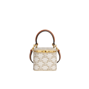 CELINE VANITY in Triomphe Canvas and calfskin