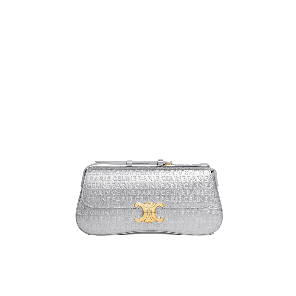 MEDIUM CELINE LOLA BAG in laminated calfskin with celine all-over