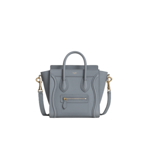 Nano Luggage bag in baby drummed calfskin