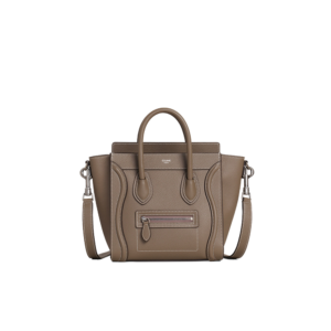 Nano Luggage bag in drummed calfskin